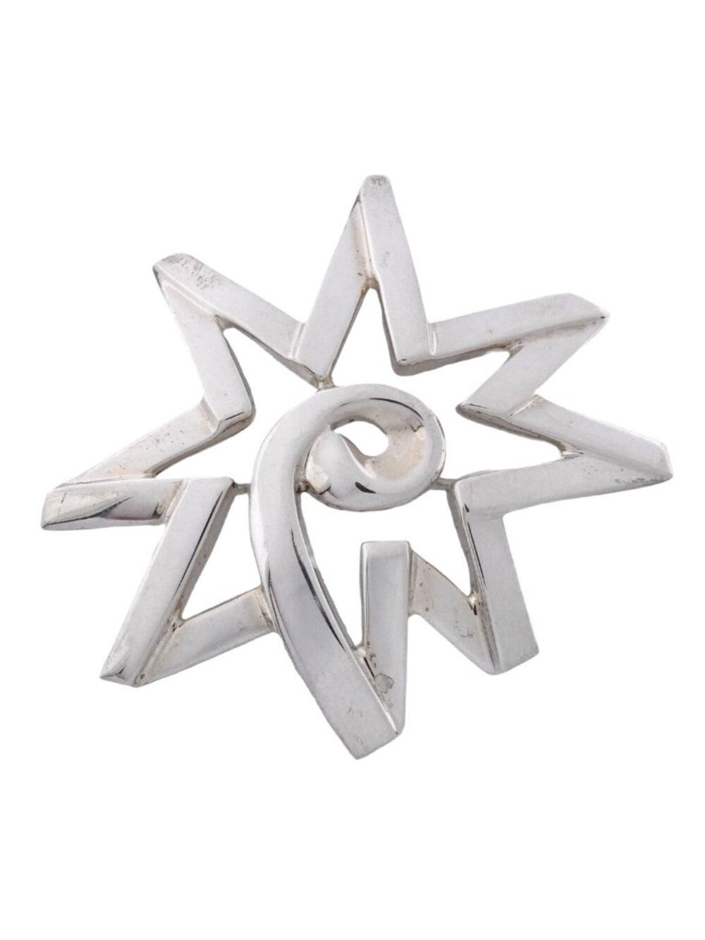 Tiffany & Co Brooch Picasso Star Motif 925 Sterling Silver